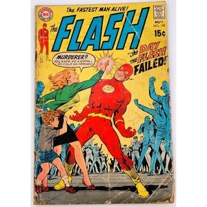 THE FLASH #192 (1969)  / VG-‎ / BATMOBILE CAMEO  DC 15 CENT